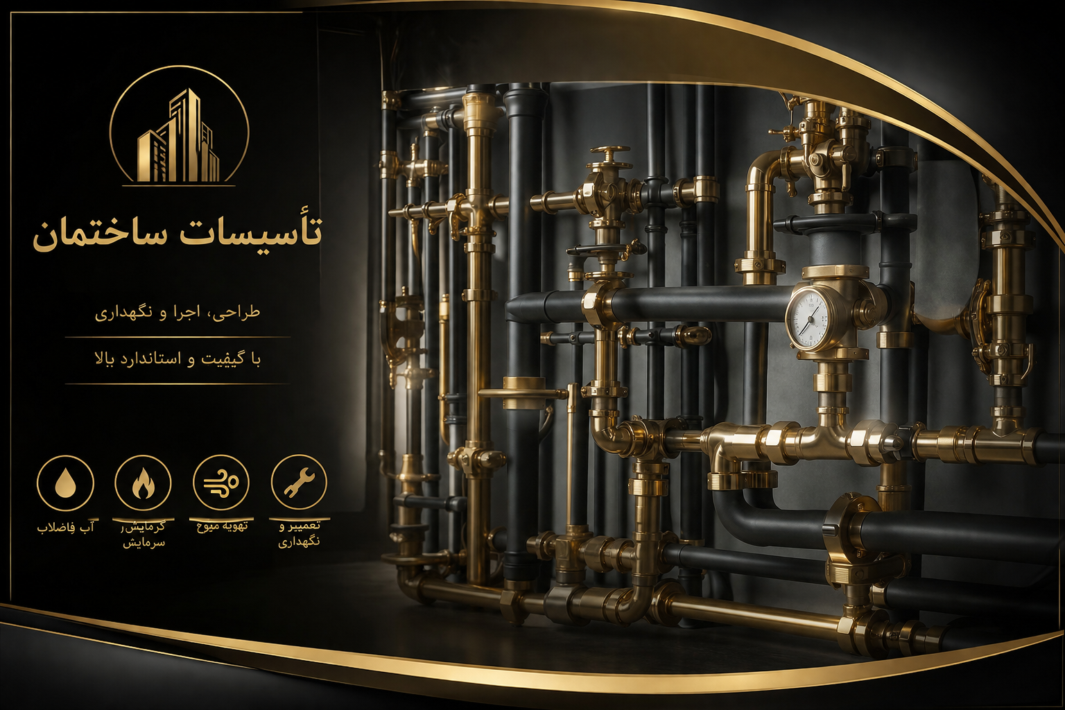 تأسیسات برق و شبکه مکران سرویس